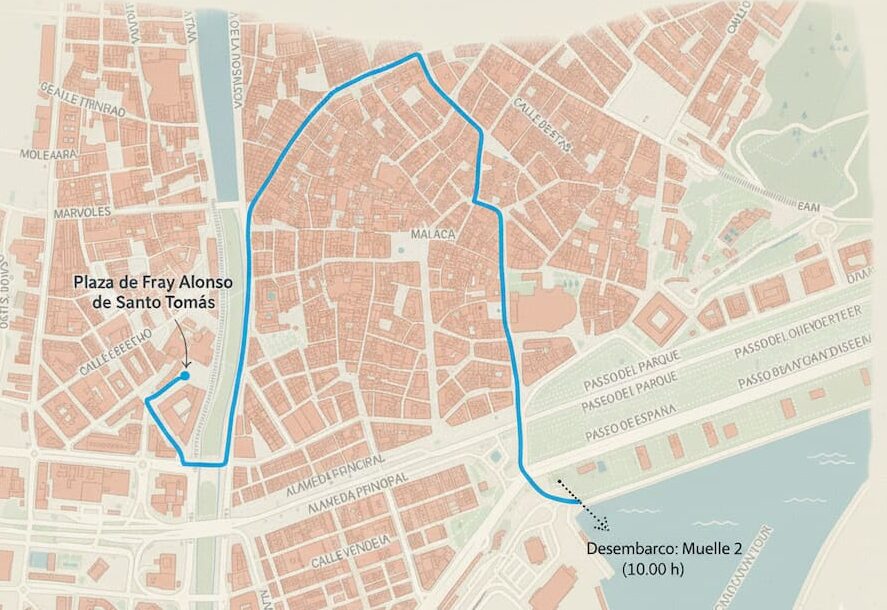 recorrido desembarco legión Málaga 2026