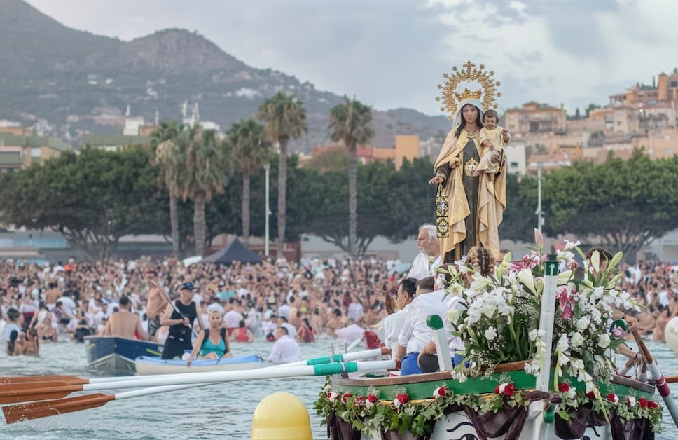virgen del Carmen el palo