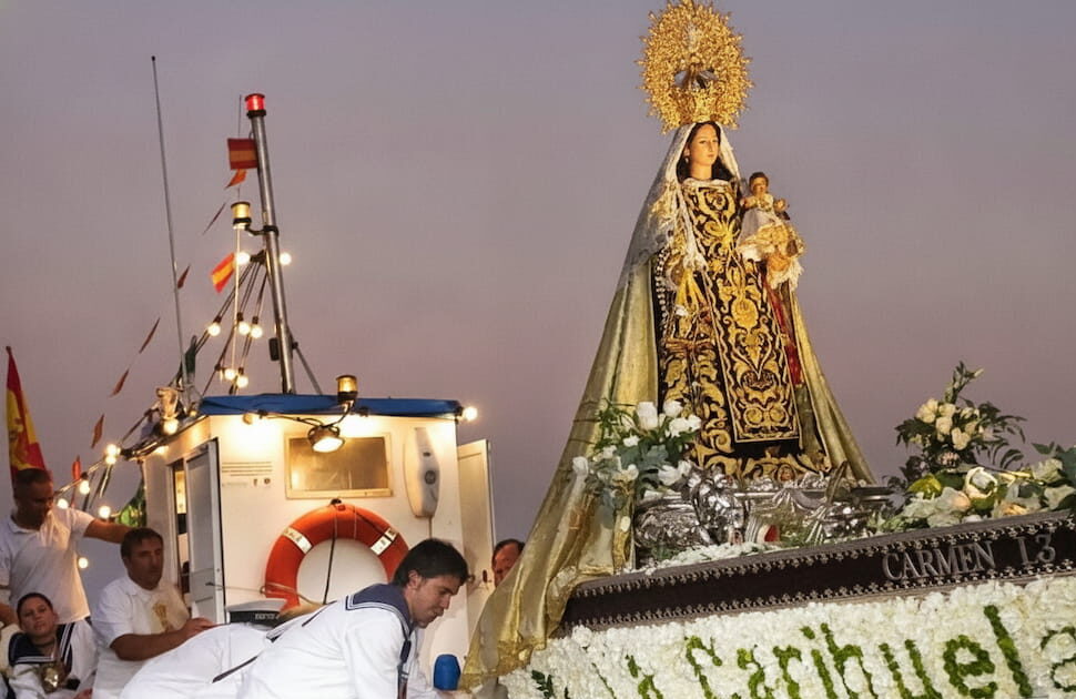 virgen del Carmen la carihuela